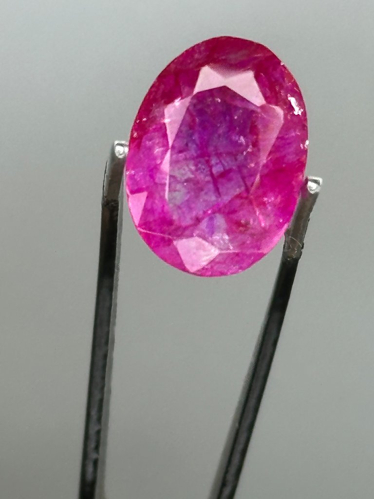 Certified Bixbite Red Beryl Enhanced